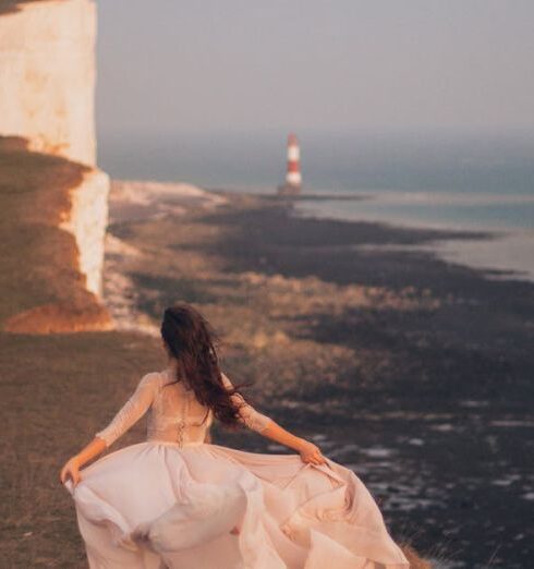 Dress - Woman Walking Near Body of Water