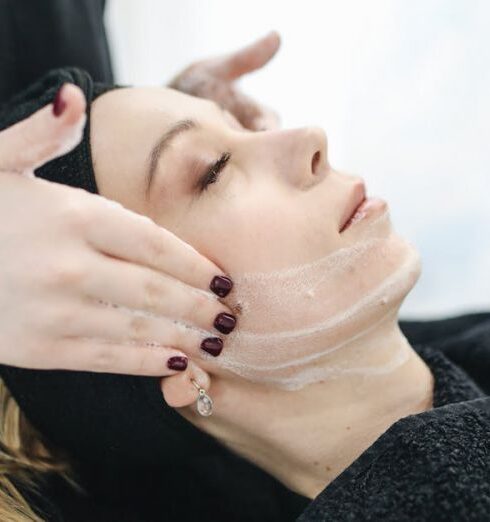 Healthy Skin - Woman Having Facial Care