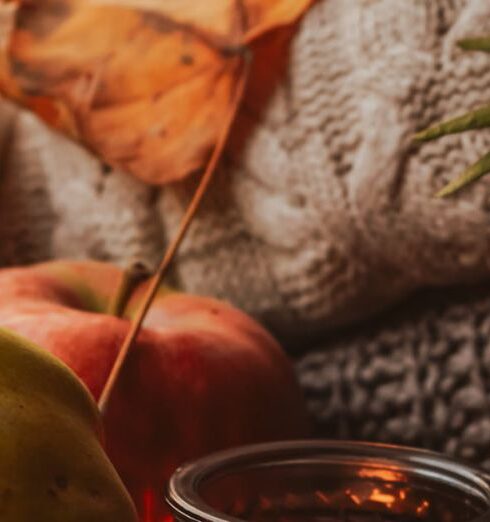 Sweaters - Yellow Apple Fruit Beside Brown Glass Jar