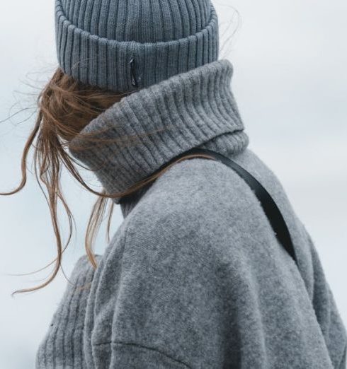 Winter Fashion - Woman In Grey Jacket