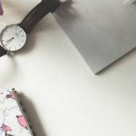 Accessories - Brown Mug Near Watch and Flower on White Surface