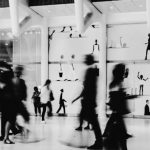 Fashion Stores - Blurred Motion of People Inside a Shopping Mall