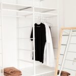 Home Organization - A Minimalist Open Wardrobe in a Room