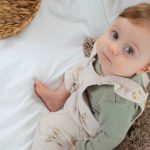 Organic Bedding - Little Child Sitting on Sofa