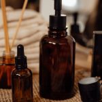 Home Goods - Cosmetics in Brown Bottles