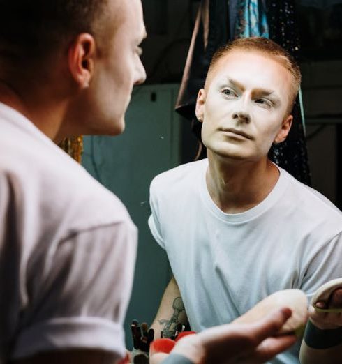 Makeup - Drag Queen Applying Makeup