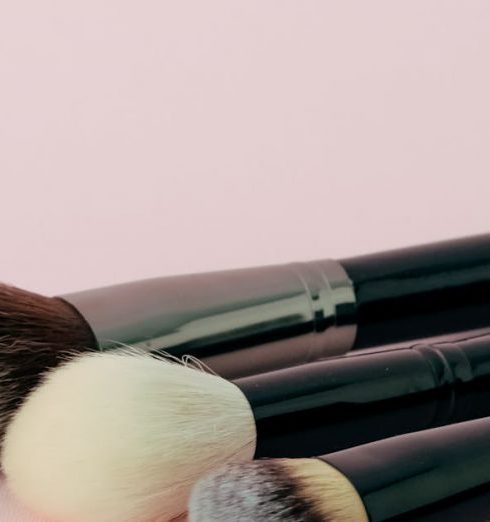 Beauty Supply - Close-up of Makeup Brushes