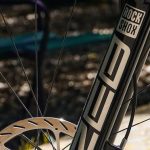 Outdoor Gear Brands - Close-up of the Front Wheel of a Bicycle with a Disc Brake