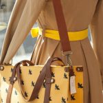 Boutique - Yellow and Black Leather Cross body bag