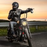 Biking Gear - A Man on a Motorcycle