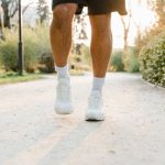 Trail Running Shoes - Person Wearing White Rubber Shoes