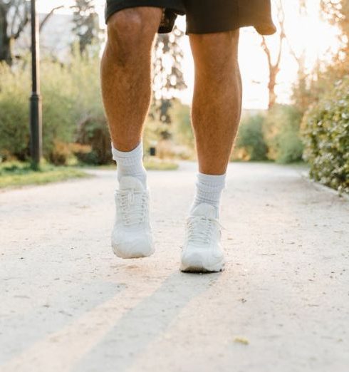 Trail Running Shoes - Person Wearing White Rubber Shoes