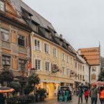 Boutiques - Pedestrians in Alley in Fussen, Germany