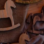 Gift Ideas - Wooden Home Decoration in form of a Small Rocking Horse