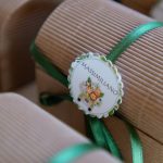 Customized Gifts - Boxes of Massimiliano Chocolates Tied with a Green Ribbon