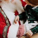 Kids' Gifts - A Kid with Santa Claus