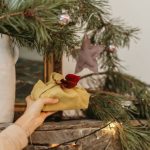 Eco-Friendly Wrapping - A Person Holding a Present