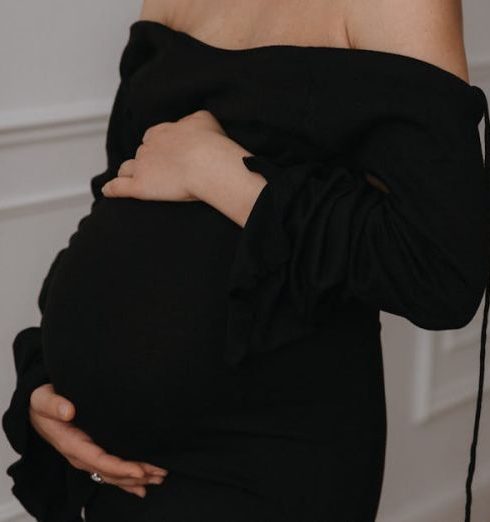 Maternity Clothes - Pregnant Woman in Dress