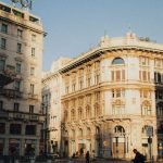 Luxury Stores - View of the ODSweet Duomo Milano Hotel Seen from Piazza del Duomo in Milan, Italy