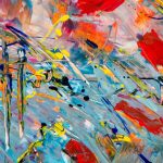 Fine Art - Multicolored Abstract Painting