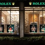 Luxury Watches - Store Windows Decorated for Christmas