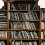 Academic Books - Books in Wooden Bookshelves