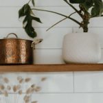 Cookbooks - Wooden Shelves Mounted on the Wall