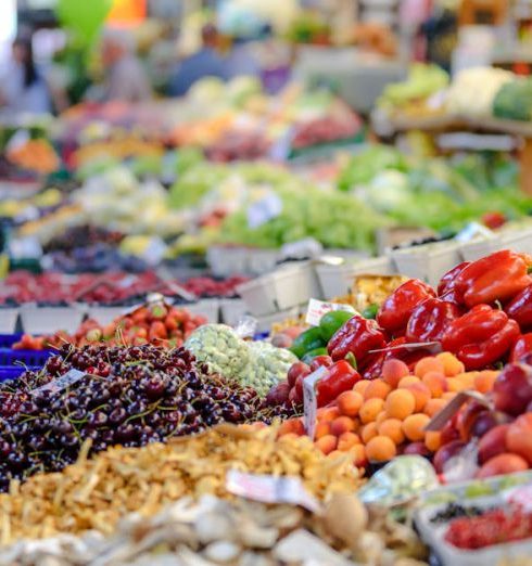 Produce - Vegetables Stall