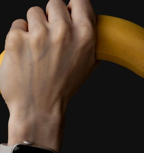 Wearable Tech - Hand Holding Banana