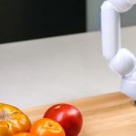 Smart Kitchen - Plastic Toy Robot with a Knife