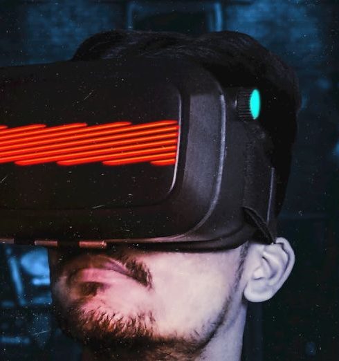 Virtual Reality - Man Wearing Vr Goggles