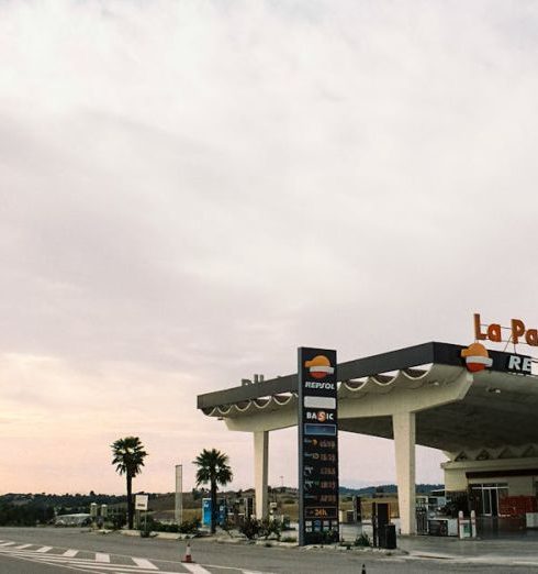 Mid-Century Modern - Repsol Gas Station in Spain