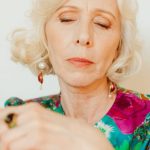 Vintage Jewelry - Woman in Floral Dress