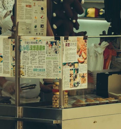 Shopping Destinations - Street Food Stand at Bazaar