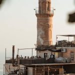 Unique Architecture - View of a Tower at Sunset