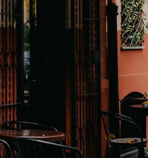 Pet-Friendly Malls - Facade of Cafe in Autumn