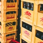 Local Brands - Yellow and Red Plastic Crates