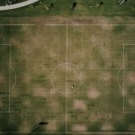 Community Spaces - Aerial View of a Soccer Field