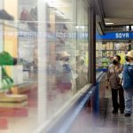 Sporting Goods Stores - Elderly Couple Inside a Mall