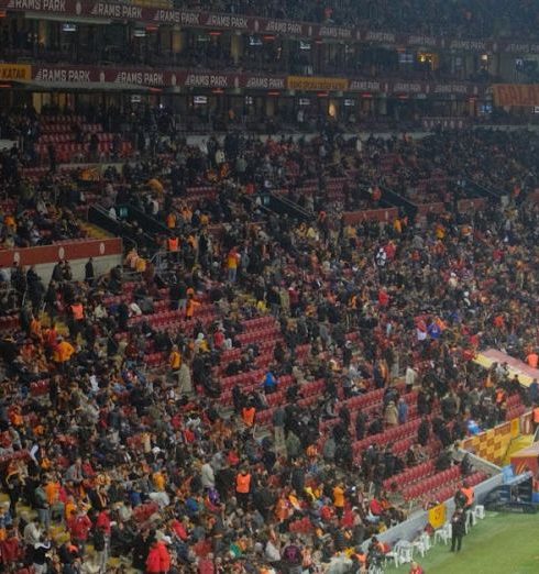 Local Sports Teams - Crowd at Galatasaray Stadium in Istanbul