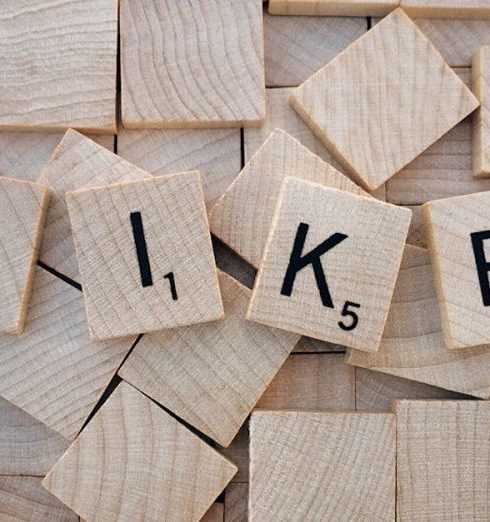 Social Media - Like Printed on Brown Wooden Scrabble