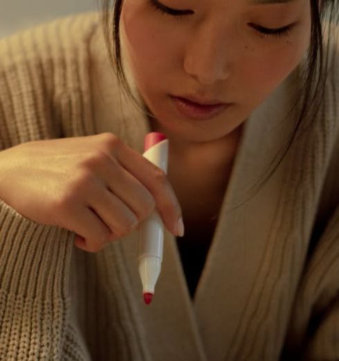 Opportunities - Woman engaged in reading and highlighting a newspaper while indoors at home.