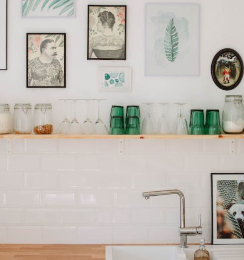 Eco-Friendly Paints - Stainless Steel Faucet on White Ceramic Sink