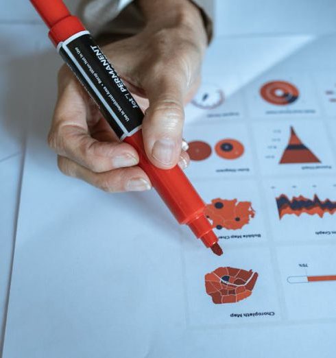 Data Strategy - Professional setting showcasing data analysis using charts and diagrams, perfect for business and planning themes.