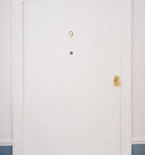 Studio Apartment - White Flush Door