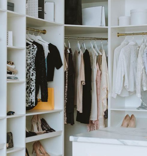 Storage Solutions - White Drawer in the Wardrobe