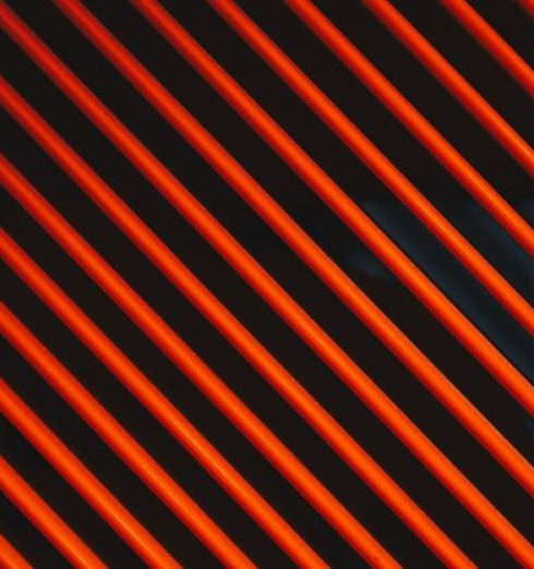 Patterns - Red Diagonal Stripes