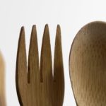 Utensils - Brown Wooden Spoon and Fork