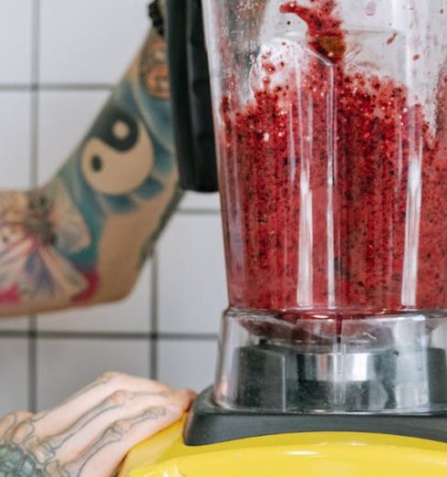 Food Processor - Close Up Photo of Yellow Blender