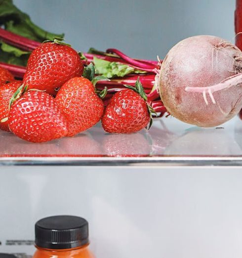 Meal Prepping - Fruits and Vegetables in the Fridge